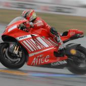 MotoGP – Le Mans – Capirossi paga un errore del box Ducati